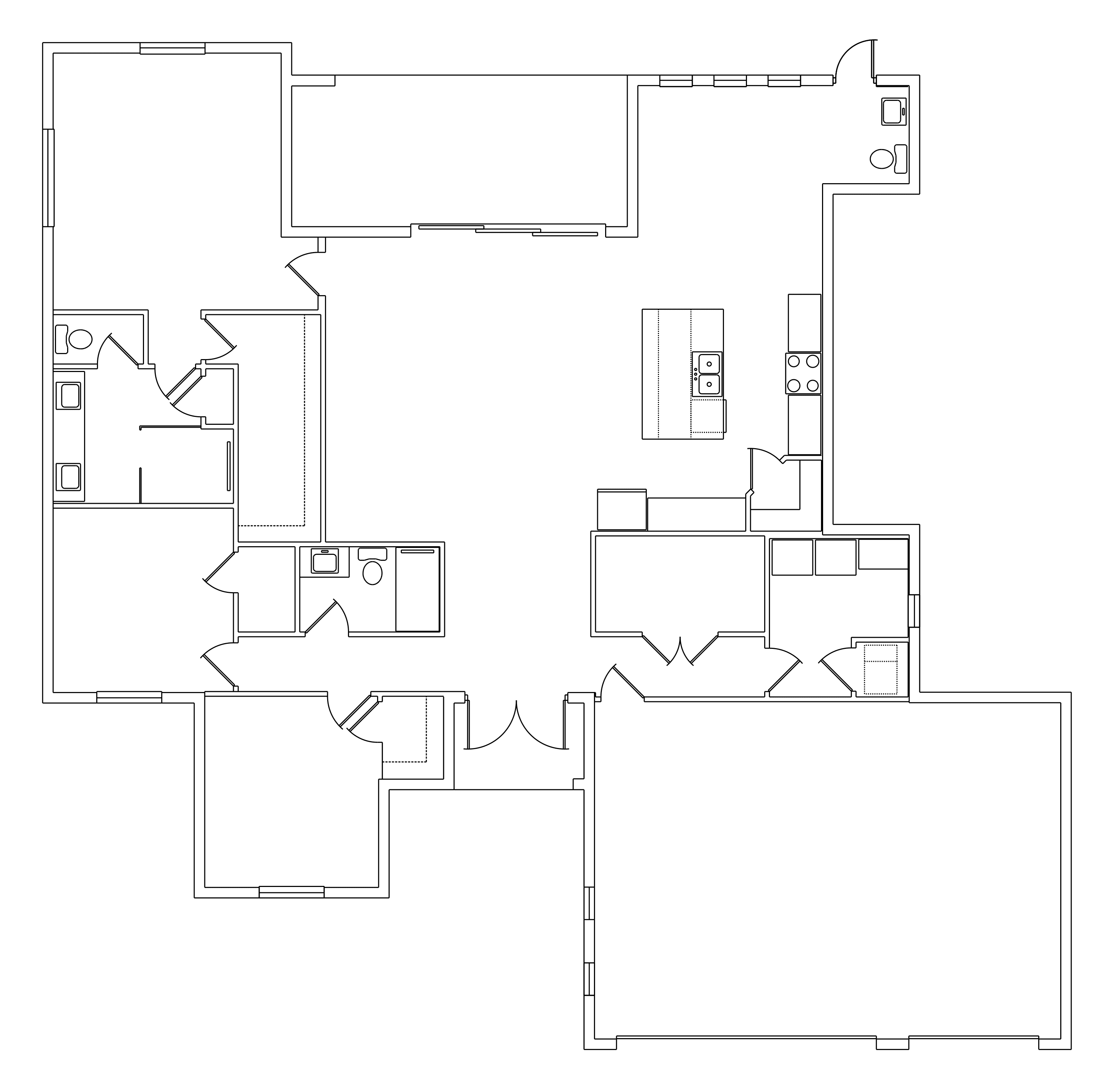 Floor plan of San Juan Model, HICS Capital Homes USA