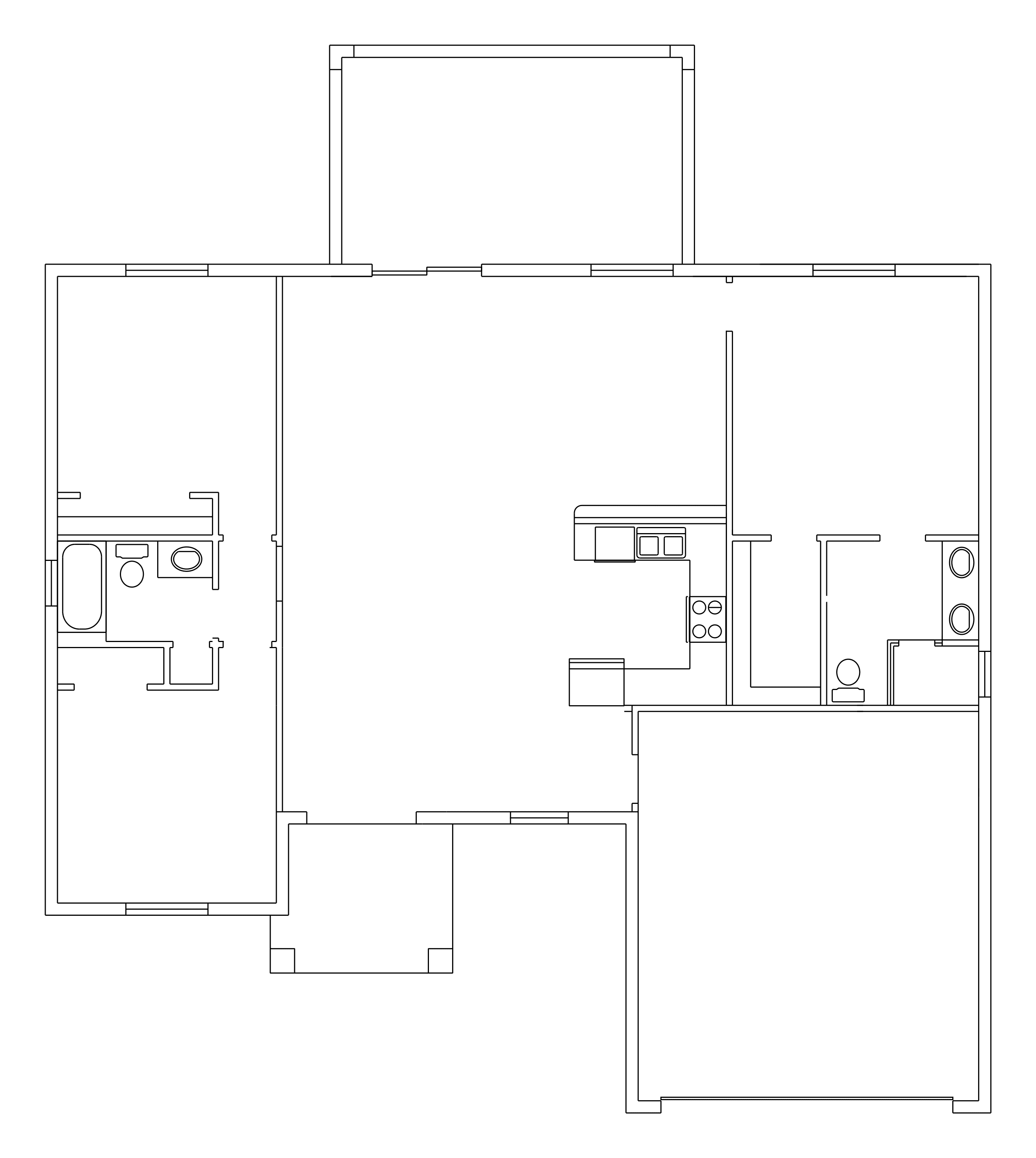 Floor plan of Santa Fe Model, HICS Capital Homes USA